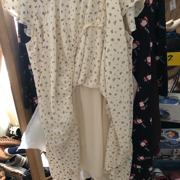 First Pic Copy American Eagle Fit & Flare Tiered Babydoll Knee Length Dress EUC - Picture 8 of 12